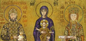 mosaïque de Sainte Sophie à Constantinople