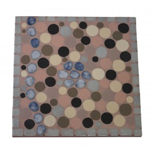 dessous de plat mosaique gres cerame ronds